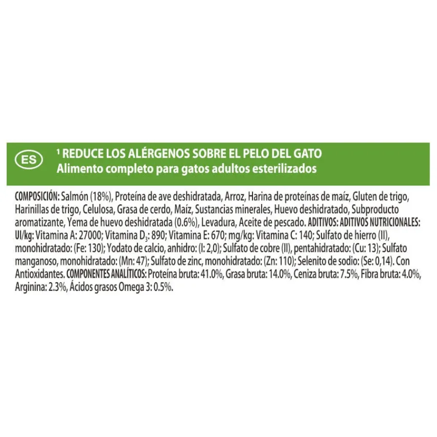Pro Plan Live Clear Sterilised Adult Salmón pienso para gatos Discount