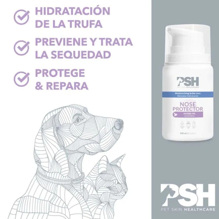 PSH Bálsamo Protector de Nariz para perros y gatos Hot