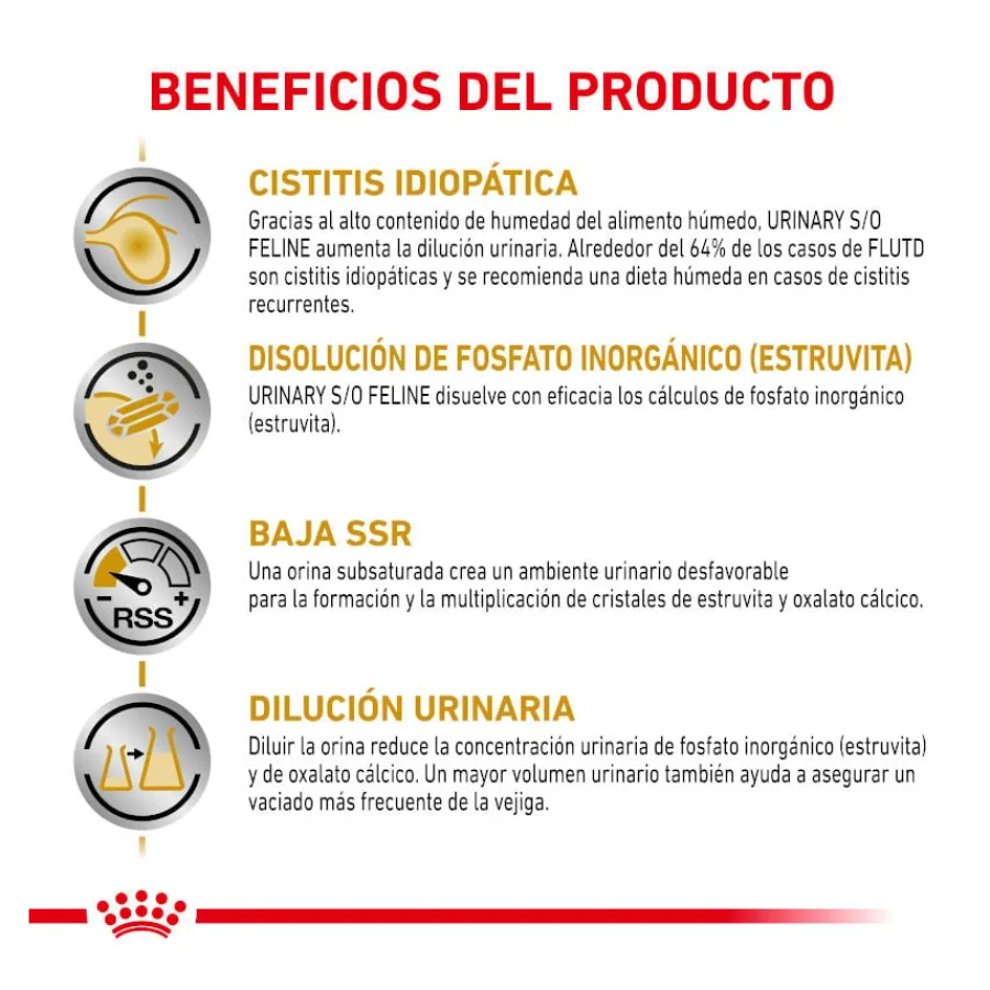 Royal Canin Adult Veterinary Urinary mousse sobre para gatos Clearance