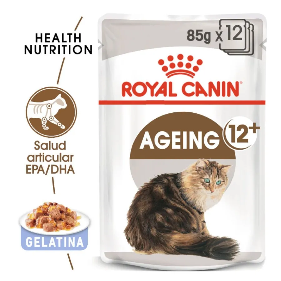 Royal Canin Ageing 12+ gelatina sobres para gatos Discount