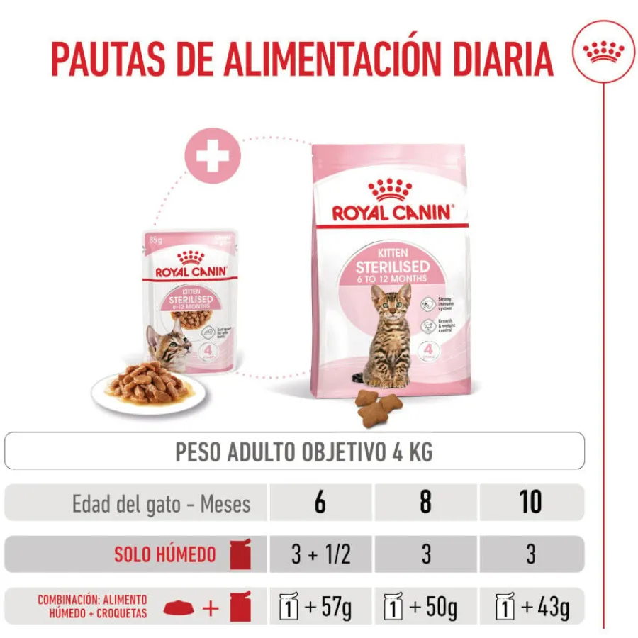 Royal Canin Kitten Sterilised salsa sobre para gatos Online
