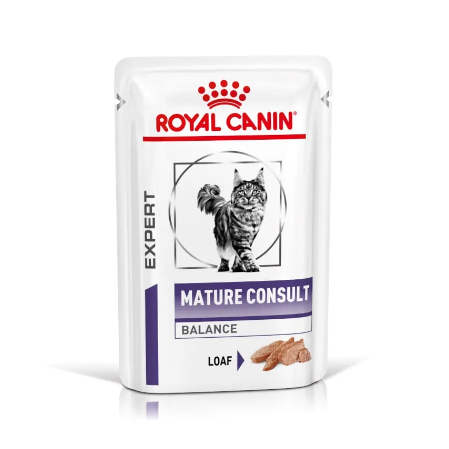 Royal Canin Mature Consult Balance Paté sobre para gatos Online