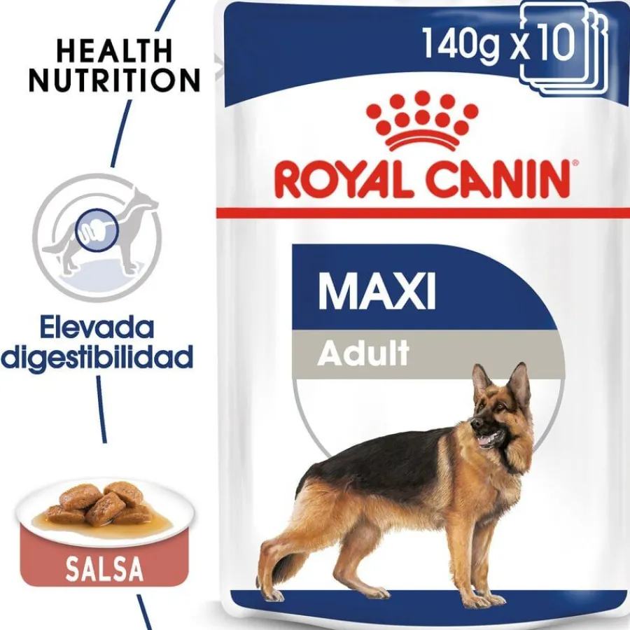 Royal Canin Maxi Adult Carne sobre en salsa para perros New