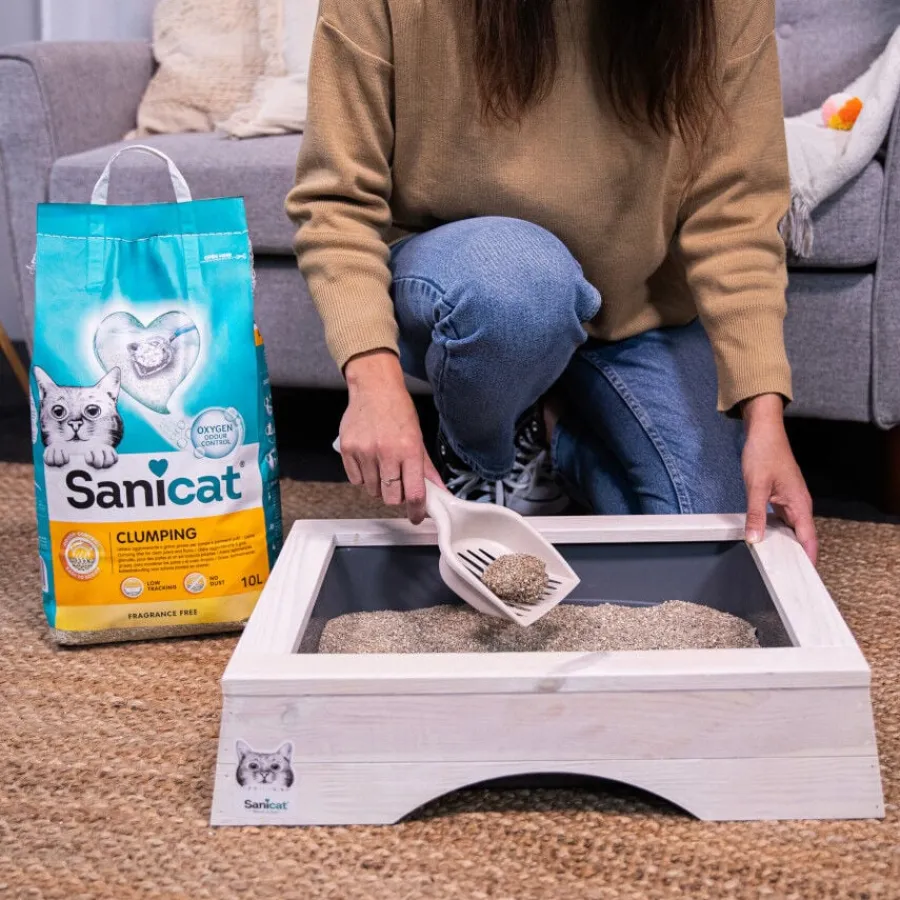 Sanicat Cumpling Arena Aglomerante sin perfume para gatos Sale