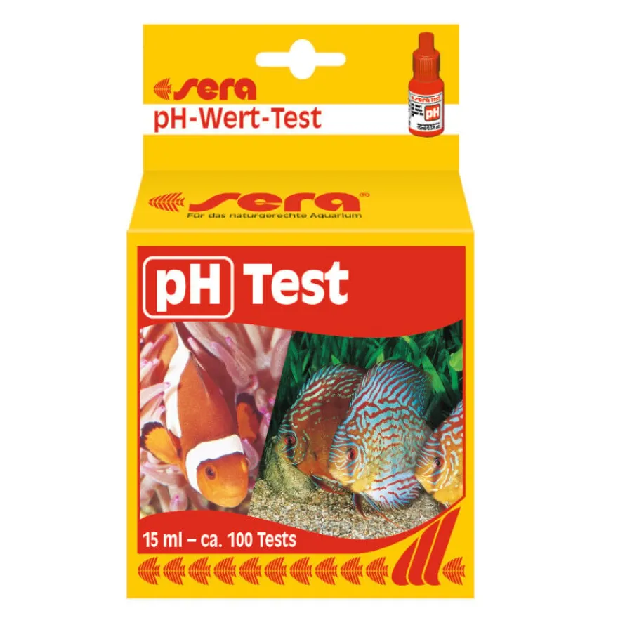 Sera Test de pH para acuarios Hot