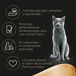 Sheba Délices du Jour en Salsa de ternera, pollo y cordero alimento húmedo para gatos Hot