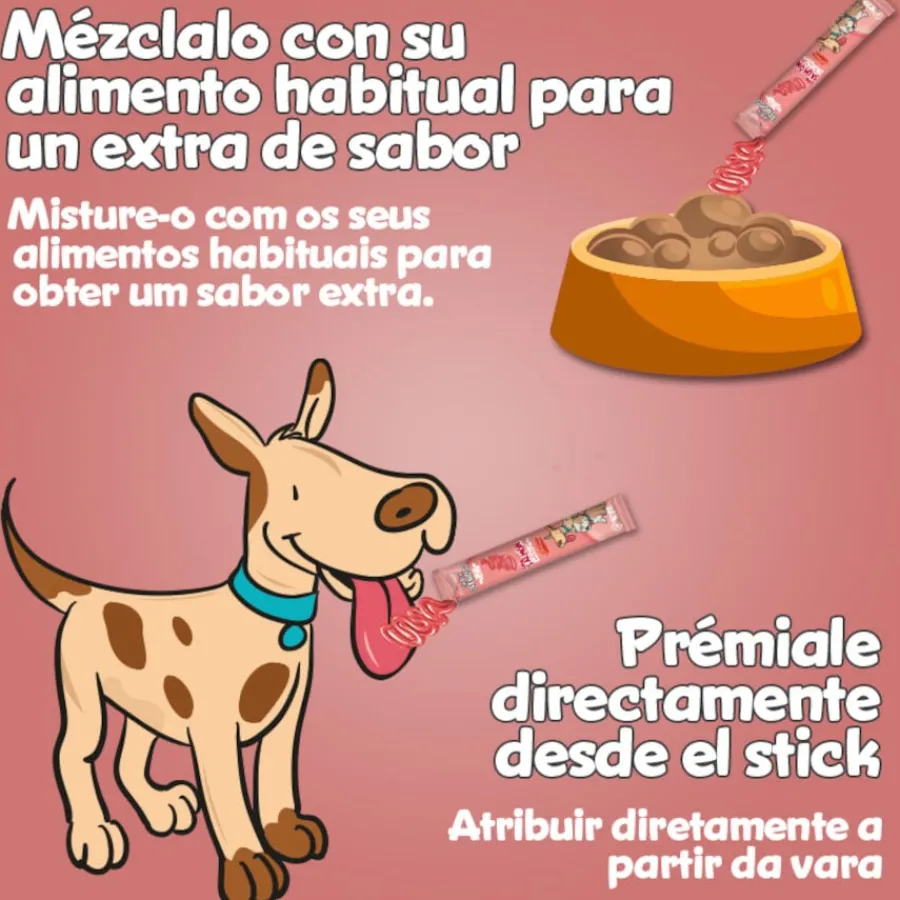 2&Snacks Sobres Snacks Cremosos con Salmón para perros Best