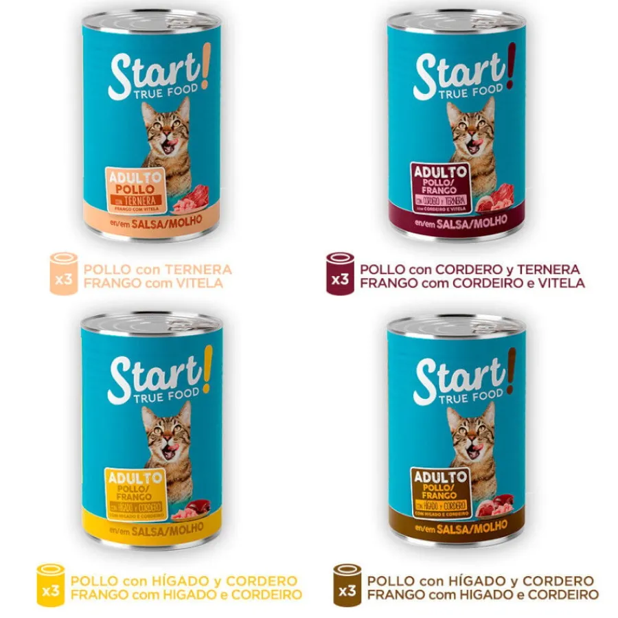 Start Multipack de Carne en Salsa para Gatos Best