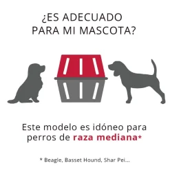 Stefanplast Gulliver 4 IATA Transportín para perros Hot