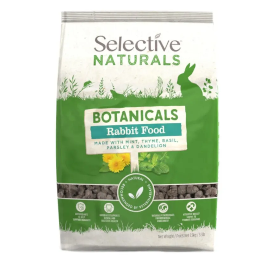 Supreme Petfoods Selective Naturals Botanicals pienso para conejos Hot