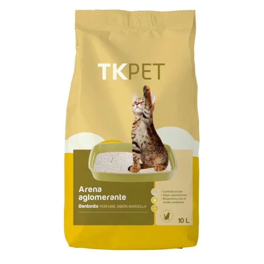 TK-Pet Arena Aglomerante Bentonita y Marsella para gatos Sale