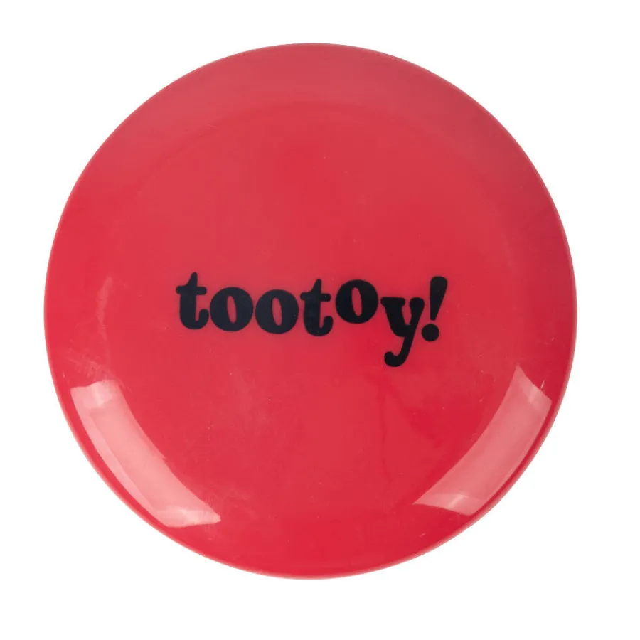 Tootoy! Flying disc Red Frisbee Rojo para perros