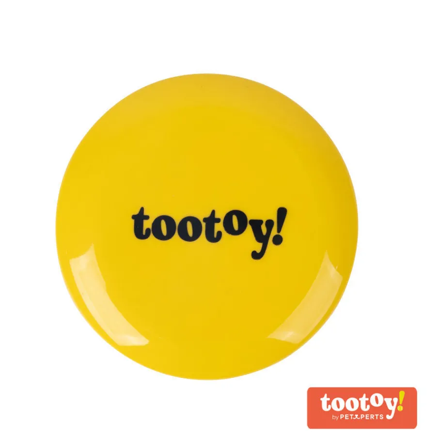 Tootoy! Flying disc Yellow Frisbee Amarillo para perros Online