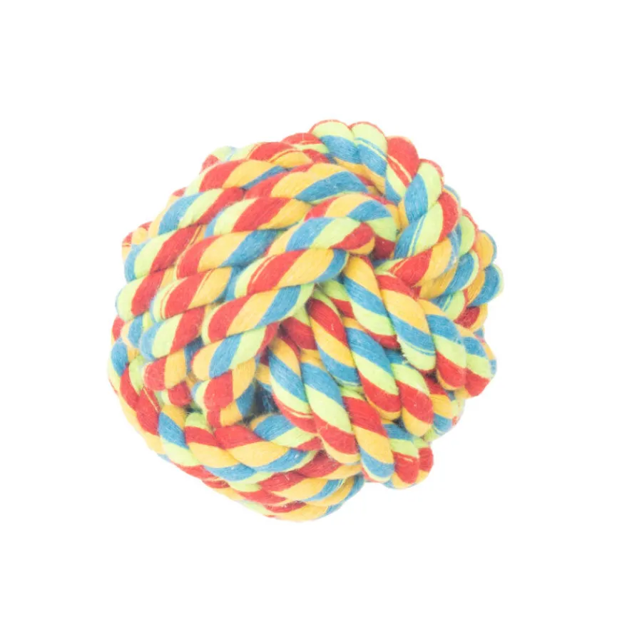 Tootoy! Pull Rope Ball Multicolor pelota de cuerda para perro Hot
