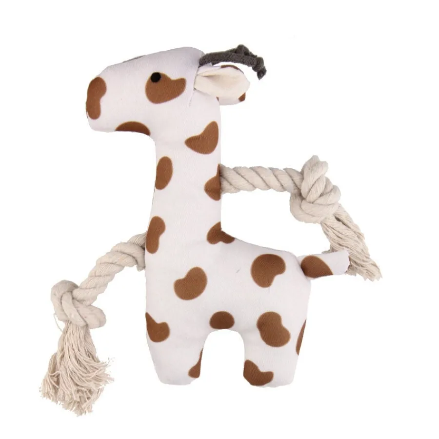 Tootoy! Puppy White Giraffe peluche con sonido para cachorros Outlet