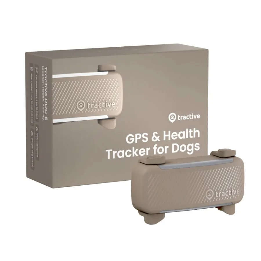 Tractive GPS Dog 6 Marrón Rastreador para perros Hot