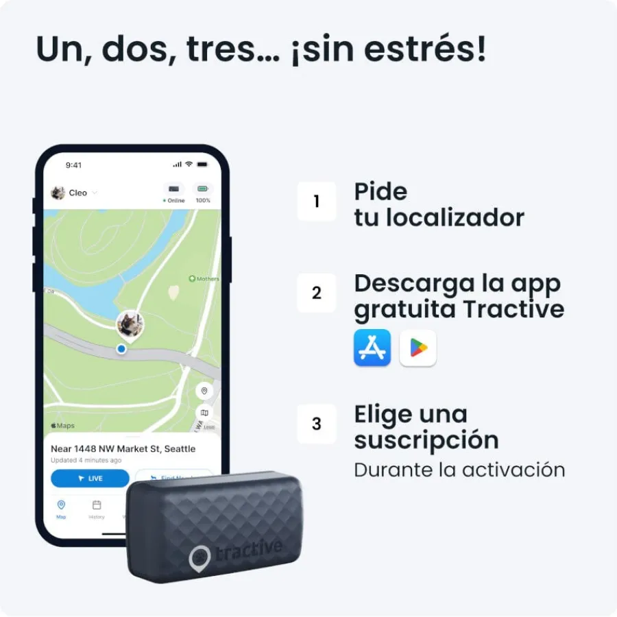 Tractive Localizador GPS para gatos