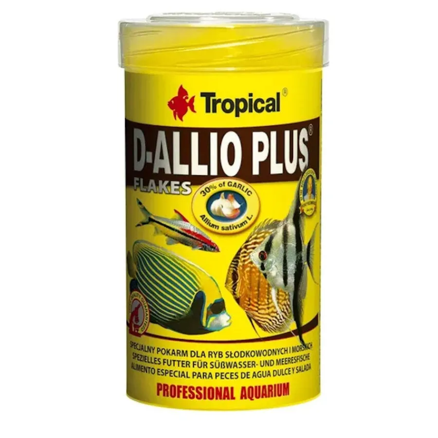 Tropical D-Allio Plus Flakes Alimento en Escamas para peces Online
