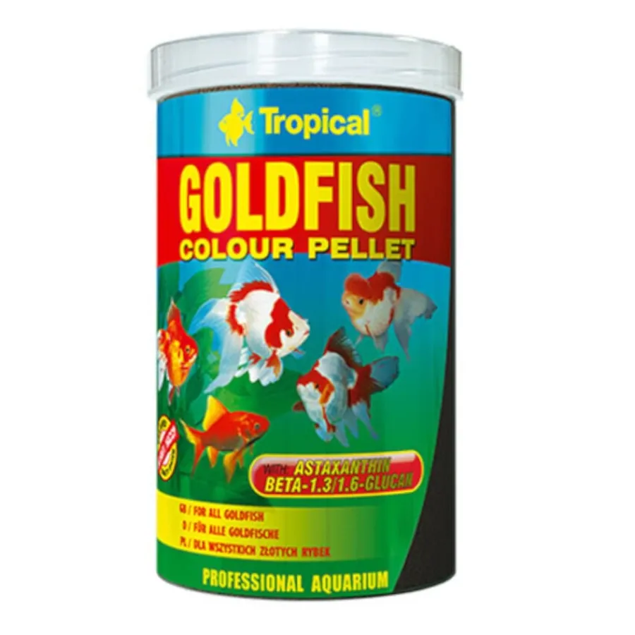Tropical Goldfish Colour Pellet para peces dorados y carpas koi Online