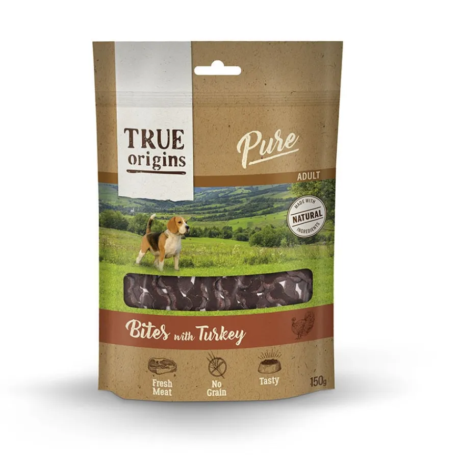 True Origins Pure Adult Pavo Bocaditos para perros Clearance