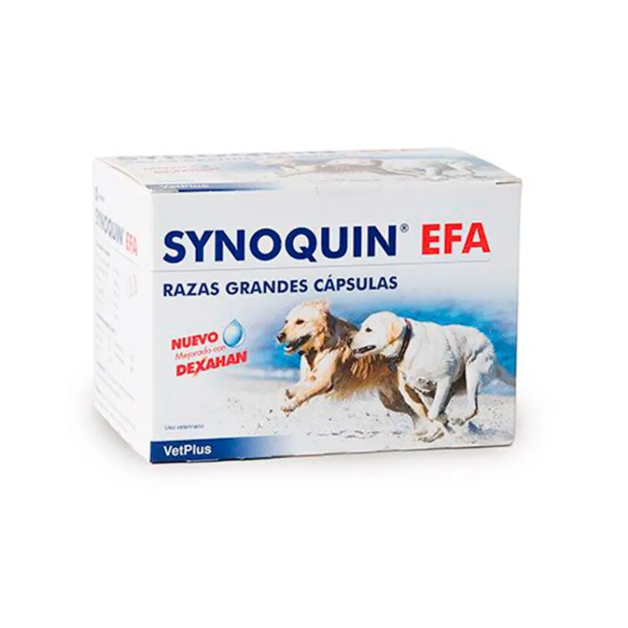VetPlus Synoquin EFA Condroprotector en Cápsulas para perros de razas grandes