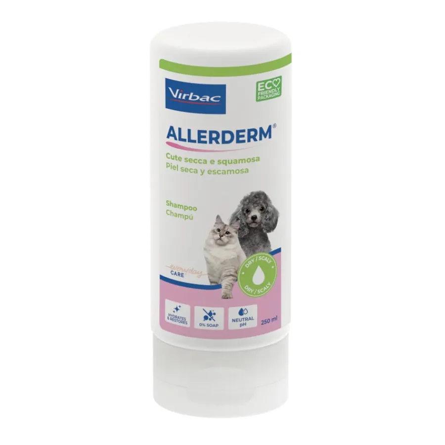 Virbac Vibac Allerderm Champú Piel Seca y Escamosa para perros y gatos Sale