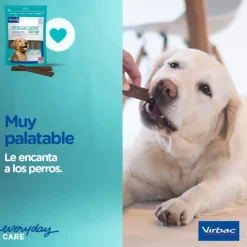 Virbac Snacks Dentales Veggiedent Fresh para perros de raza grande Clearance