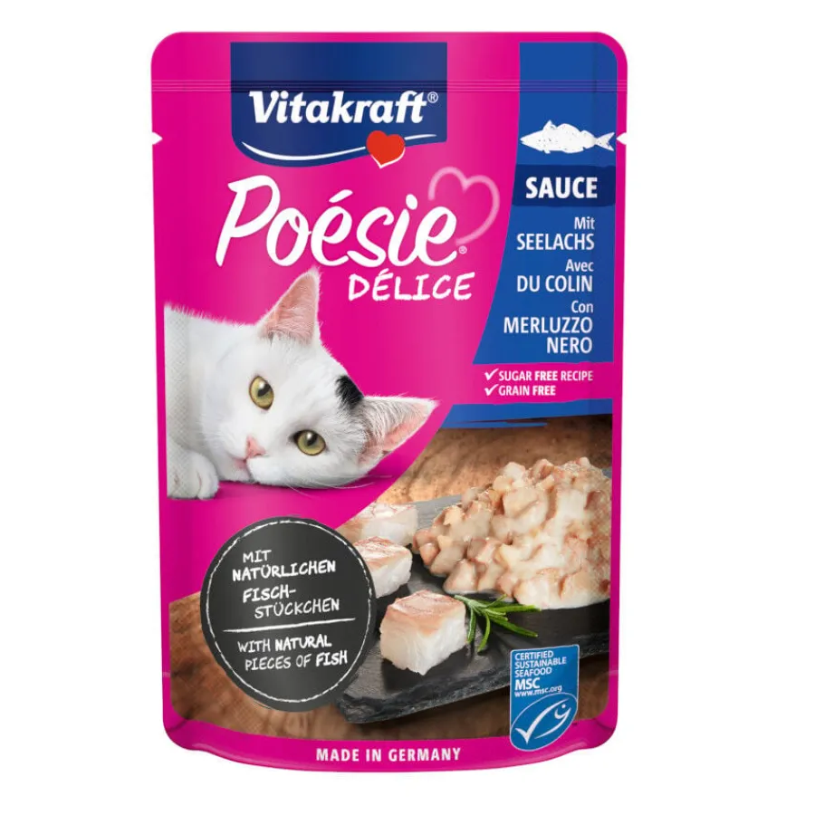 Vitakraft Poésie Abadejo sobres en salsa para gatos