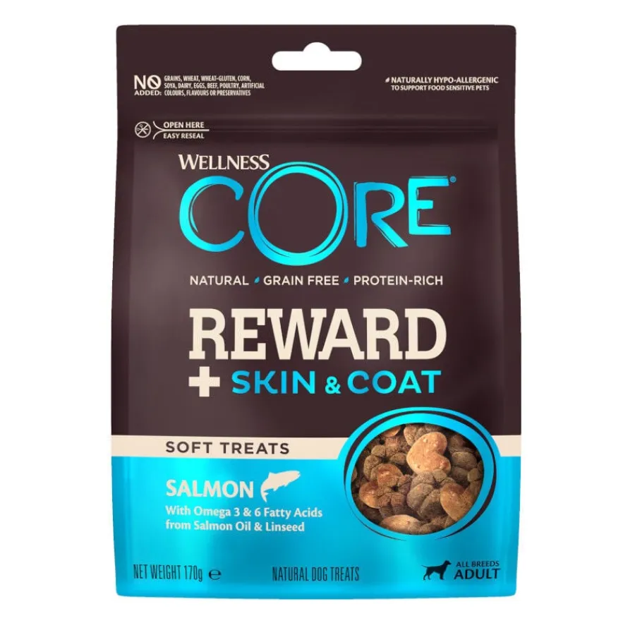 Wellness Core Bocaditos Reward+ Skin&Coat Salmón para perros Outlet