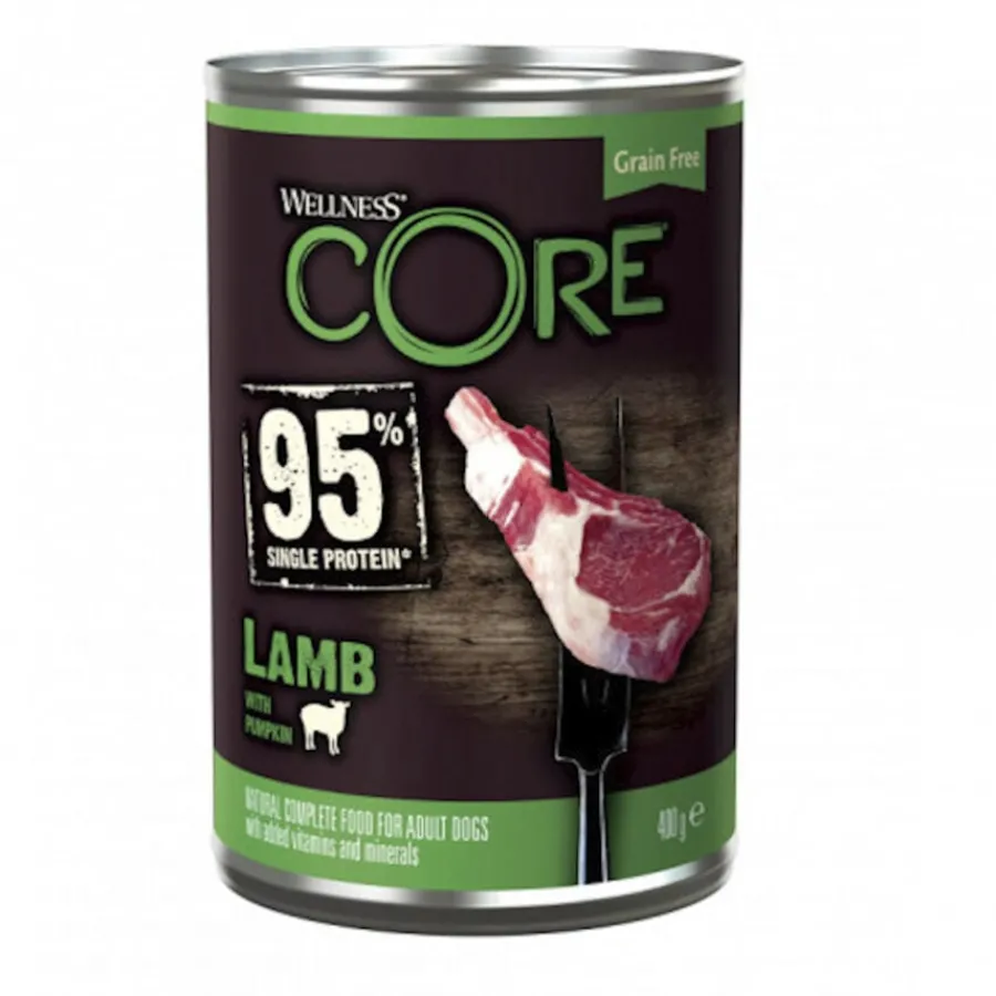 Wellness Core Cordero con Calabaza lata para perros Discount