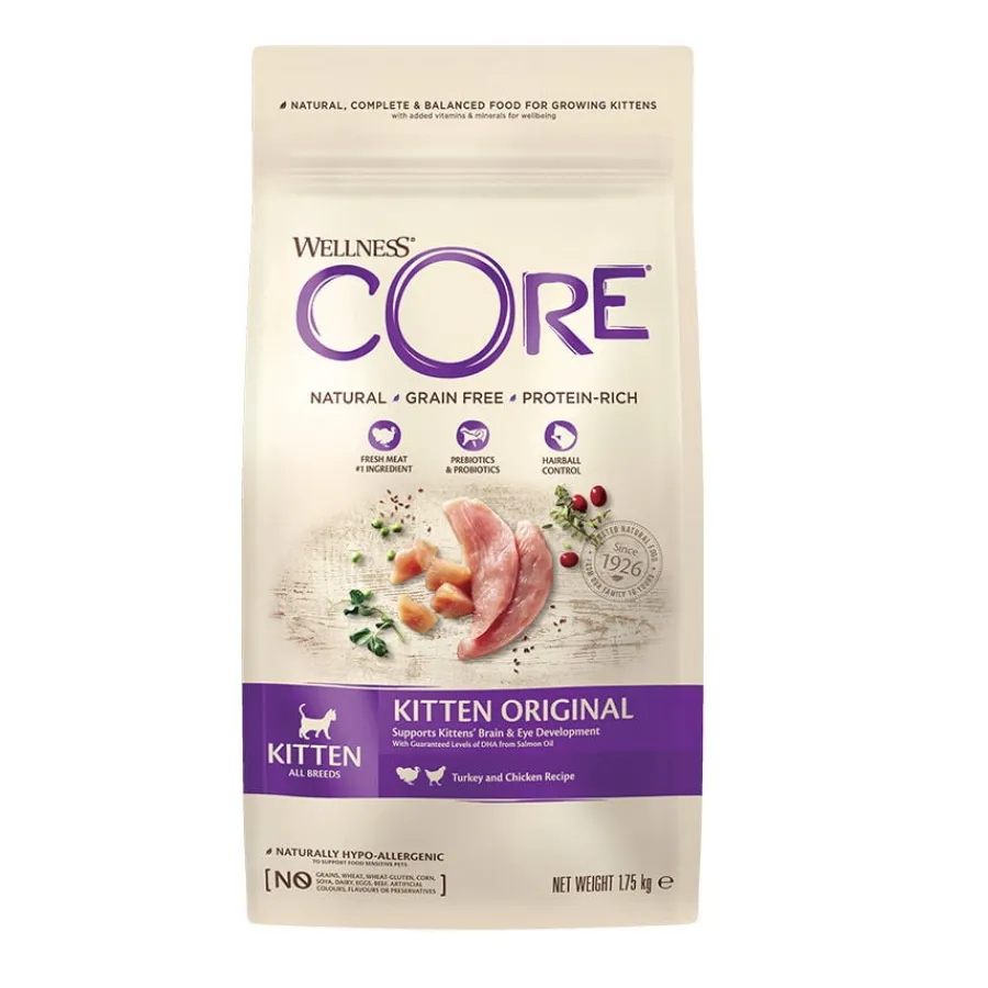 Wellness Core Kitten Pavo y Pollo pienso para gatos New