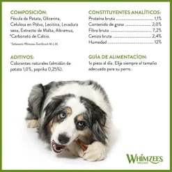 Whimzees Snacks Dentales para perros de razas grandes Clearance