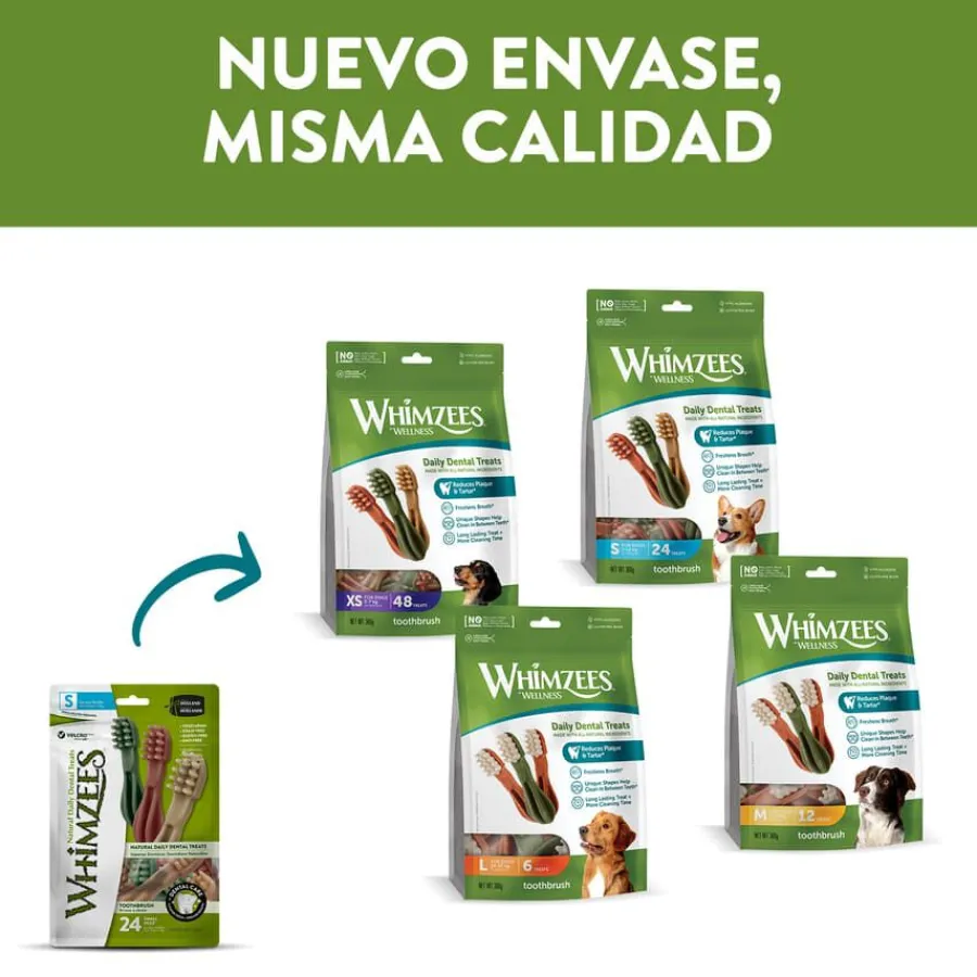 Whimzees Snacks Dentales para perros de razas grandes Clearance