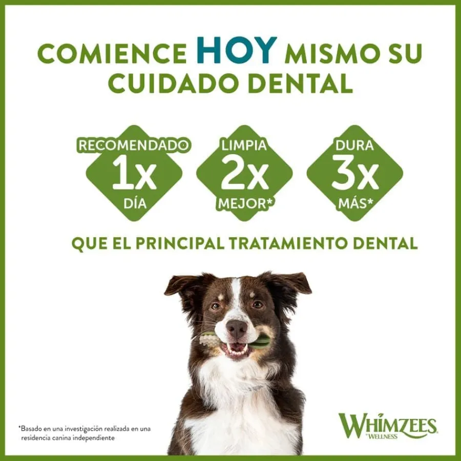 Whimzees Snacks Dentales Grain Free para perros New