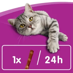Whiskas Sticks Snacks Salmón para Gatos Discount