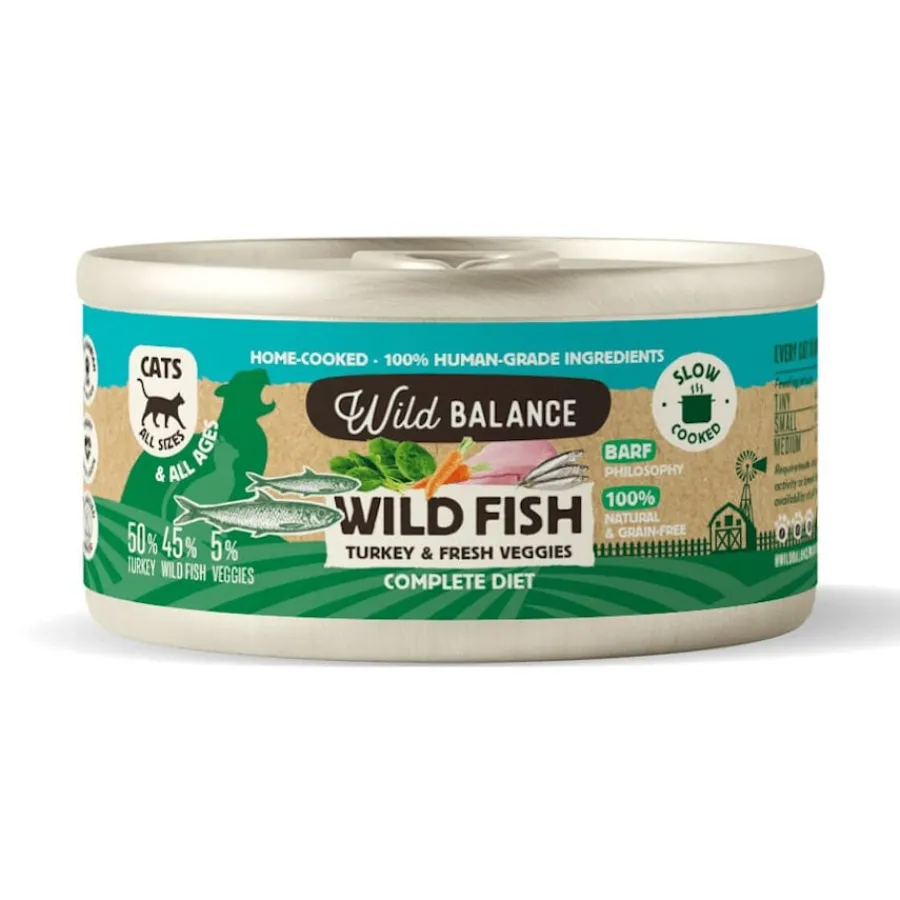 Wild Balance BARF Pescado y Pavo lata para gatos Online