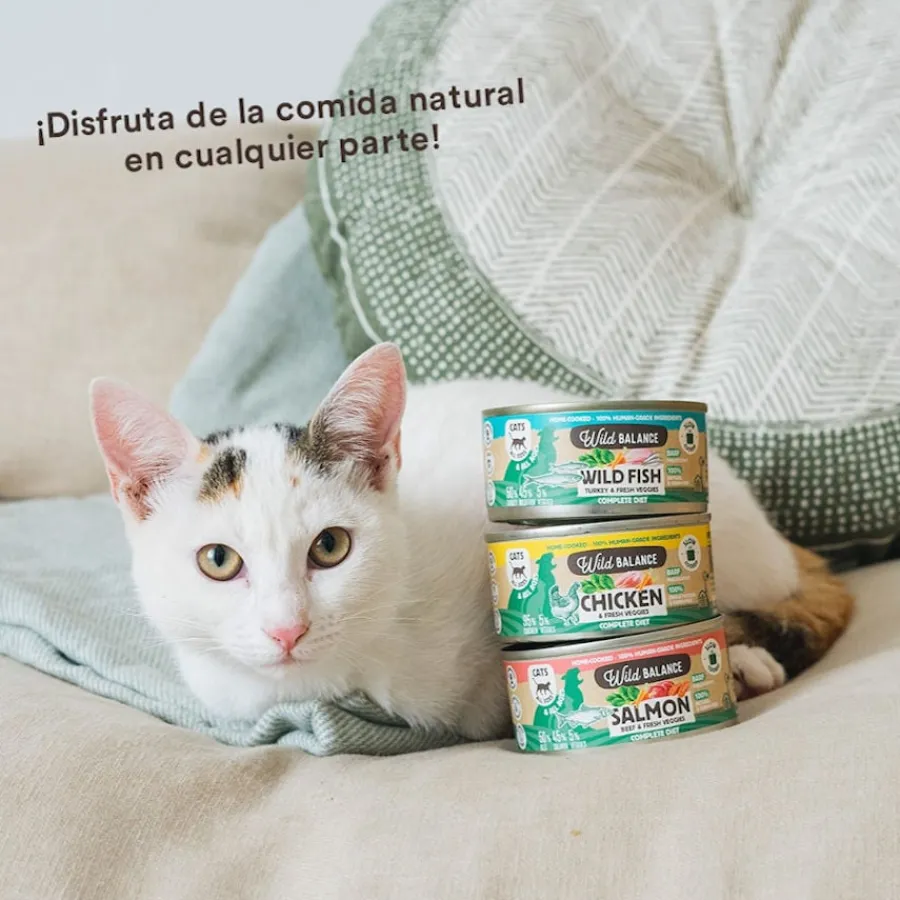 Wild Balance BARF Pollo y Vegetales lata para gatos New