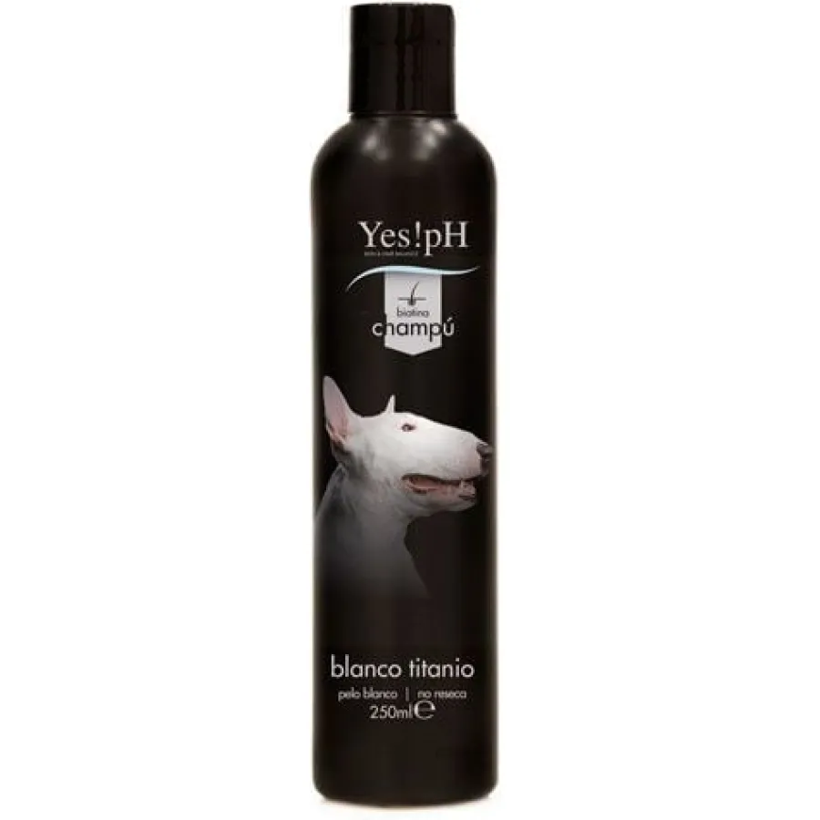 Yes!pH champú Blanco Titanio para perros Best